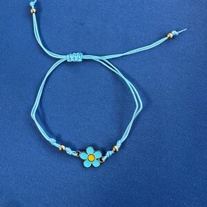 Blue Flower Bracelet